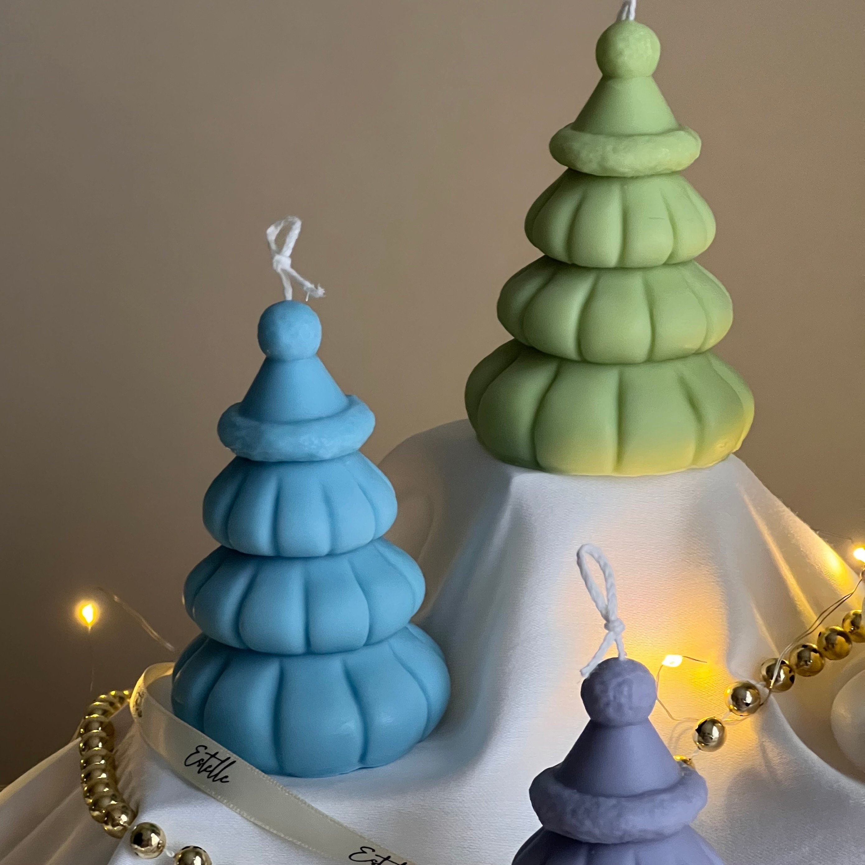 Christmas Tree In Hat Candle