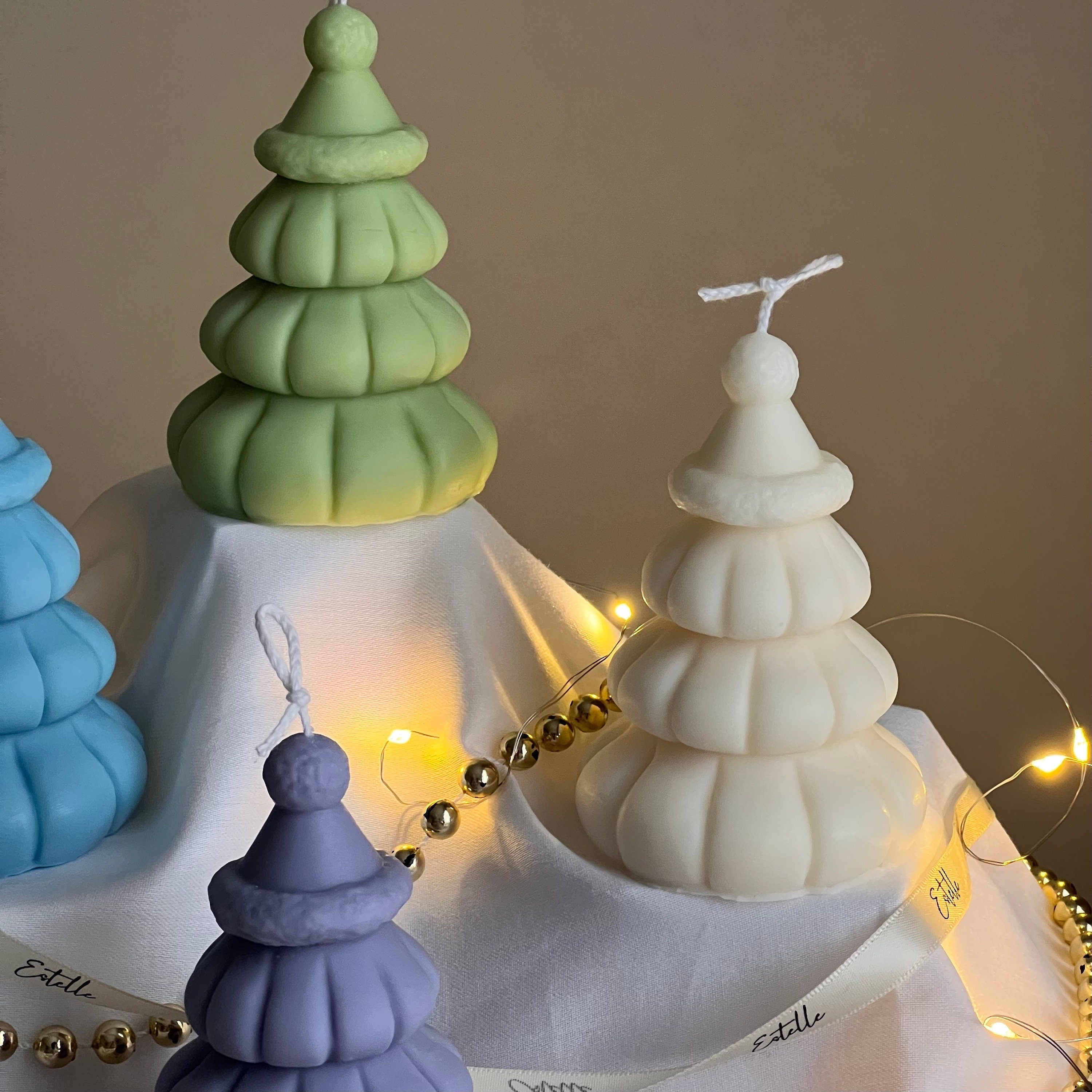 Christmas Tree In Hat Candle