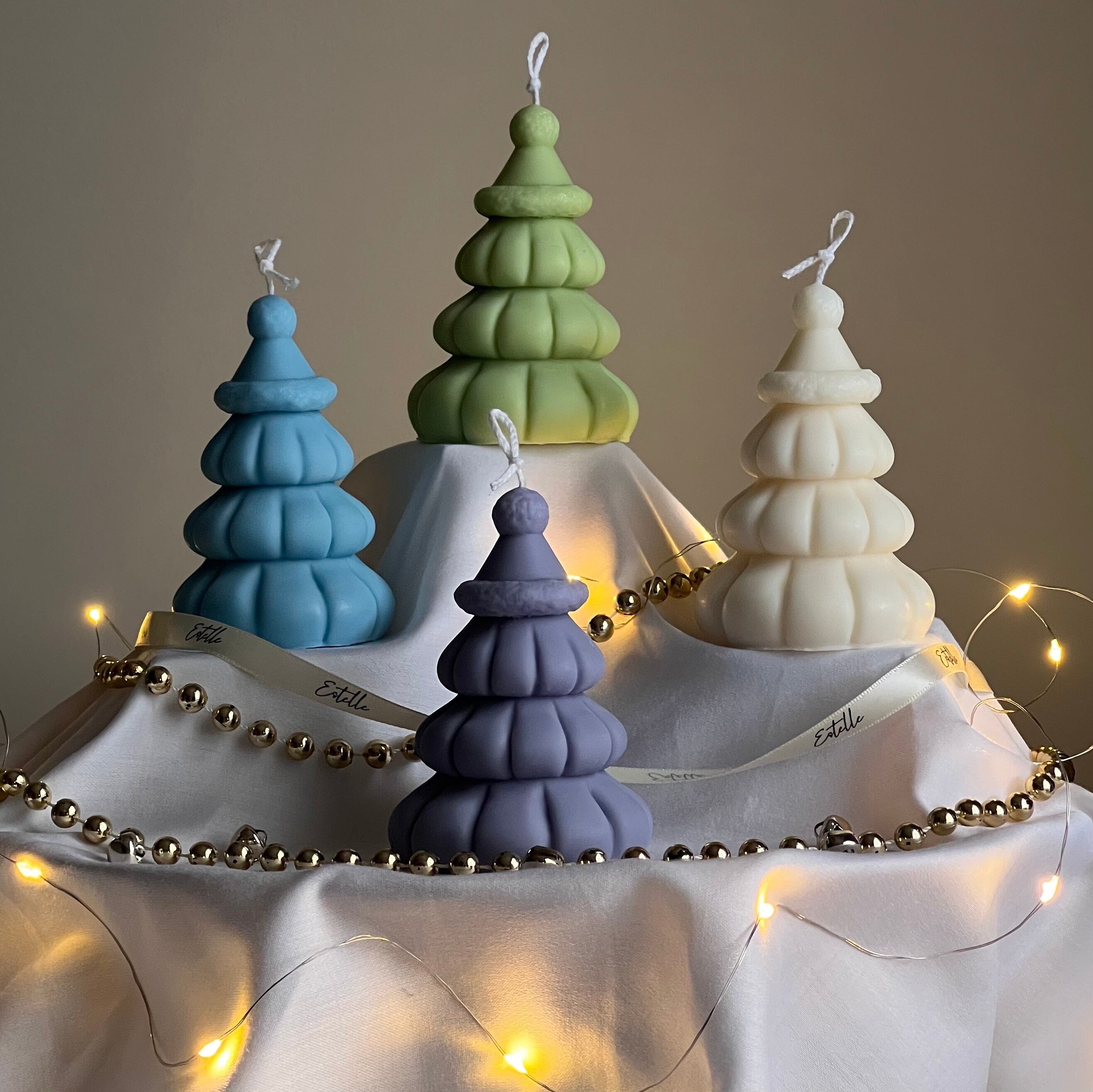 Christmas Tree In Hat Candle