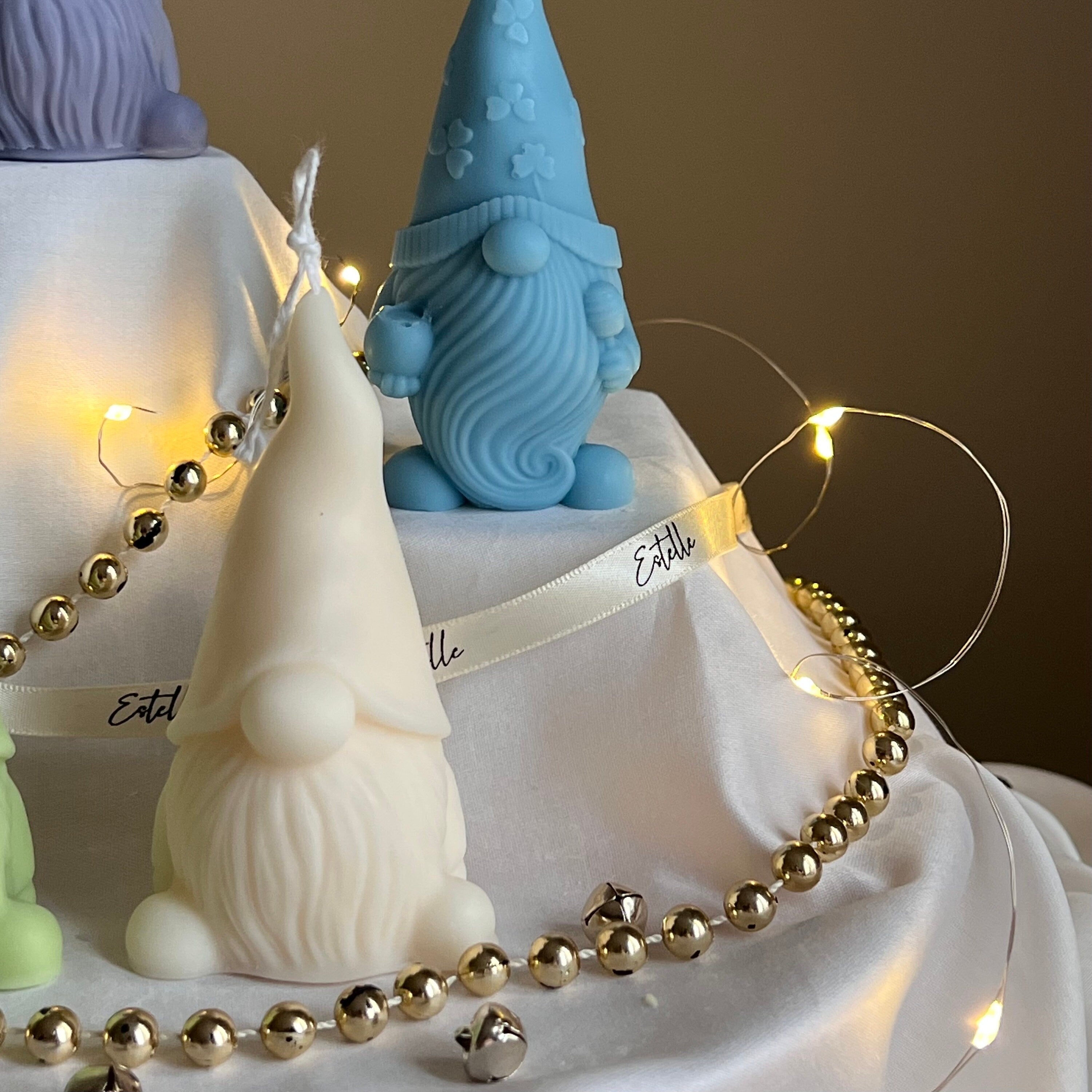 Christmas Gnome Candle