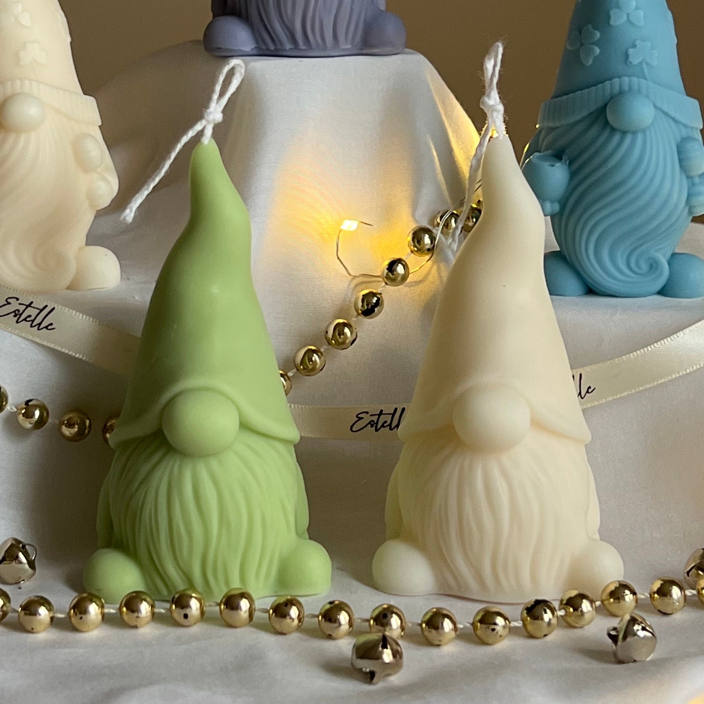 Christmas Gnome Candle