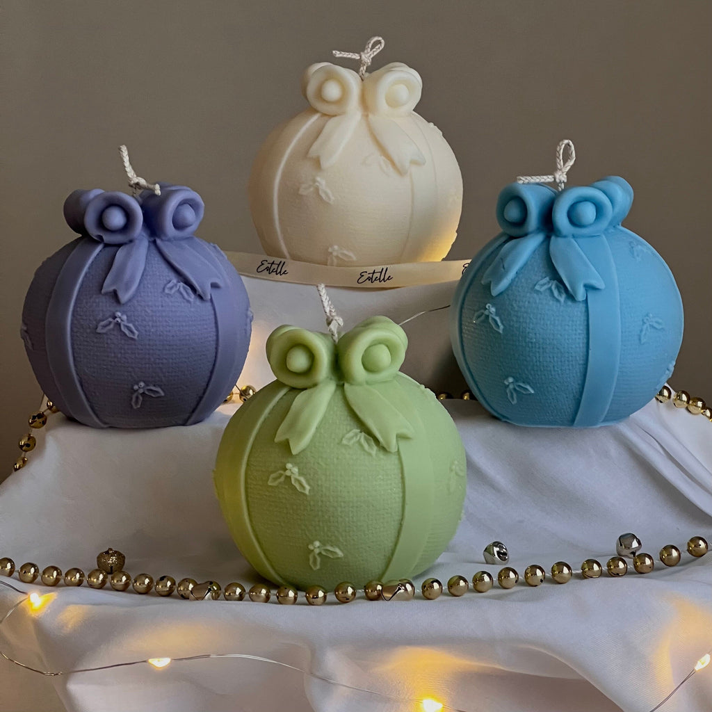 Big Christmas Bauble Candle