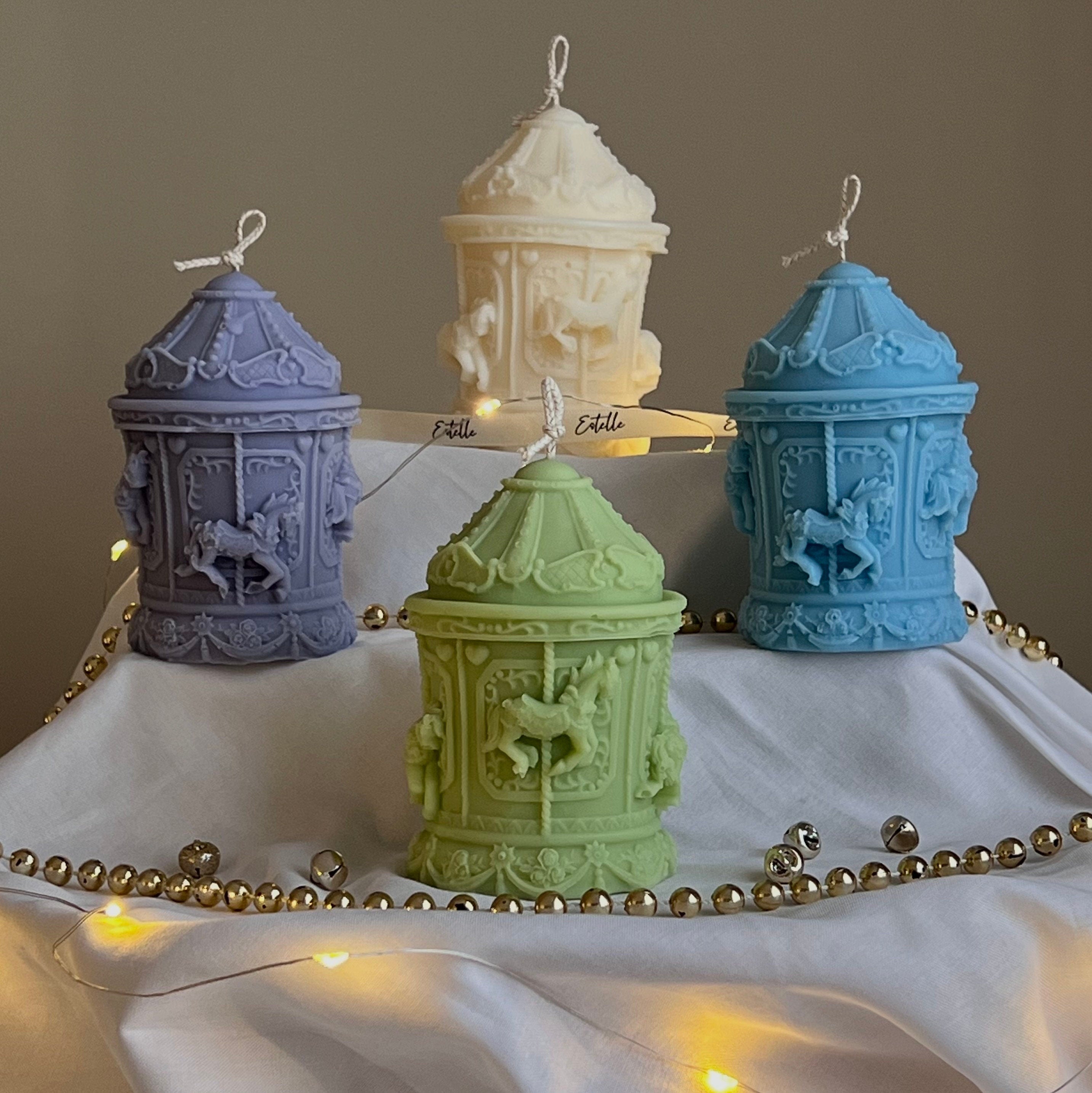 Christmas Carousel Candle