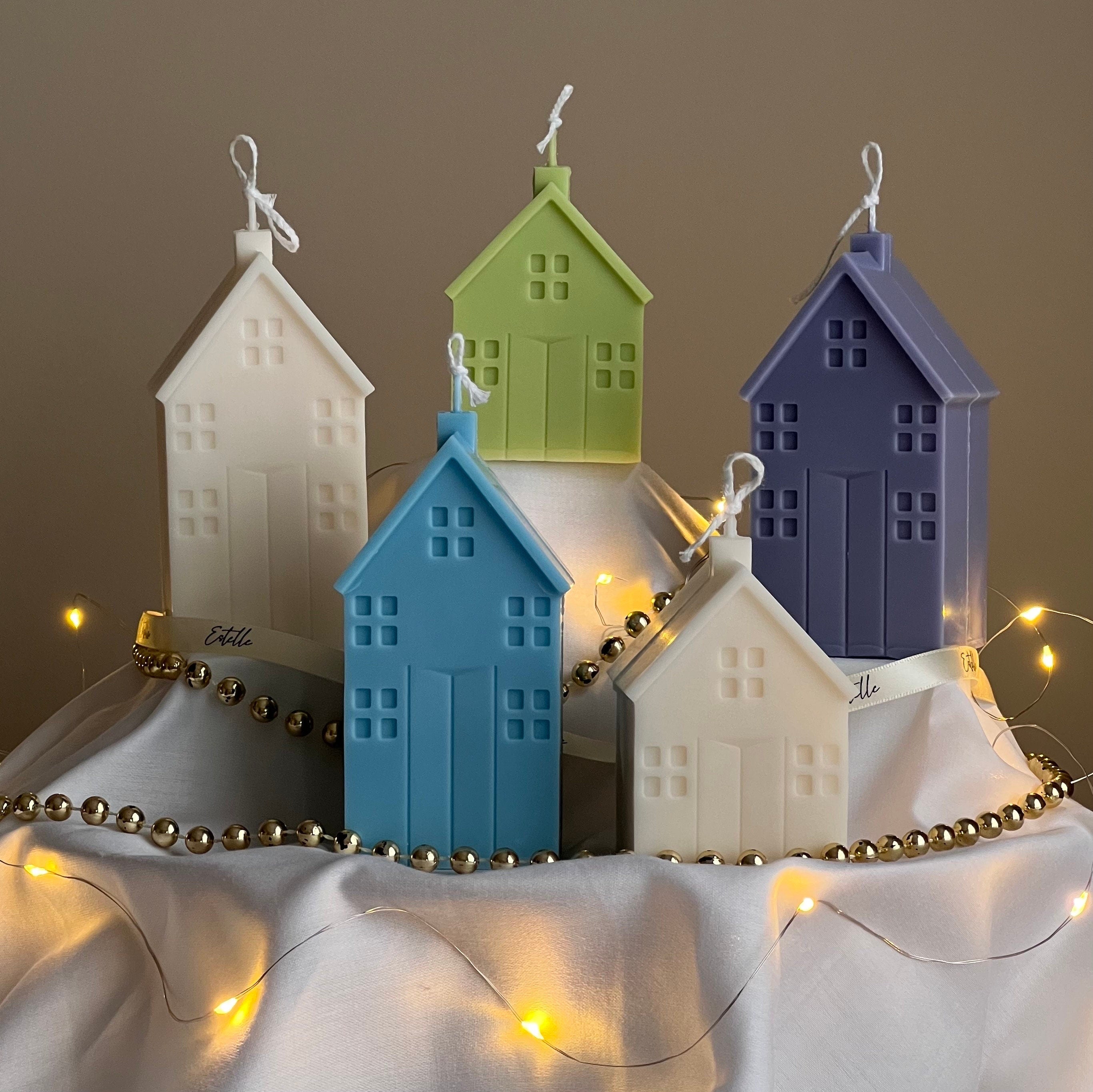 Christmas House Candle