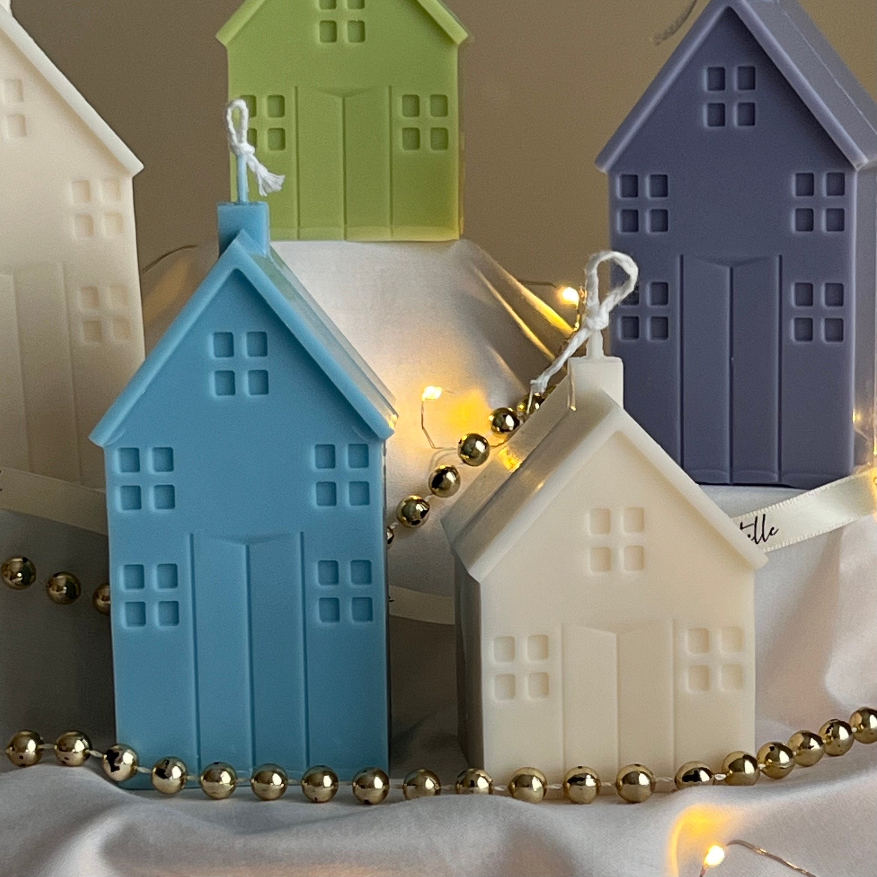 Christmas House Candle