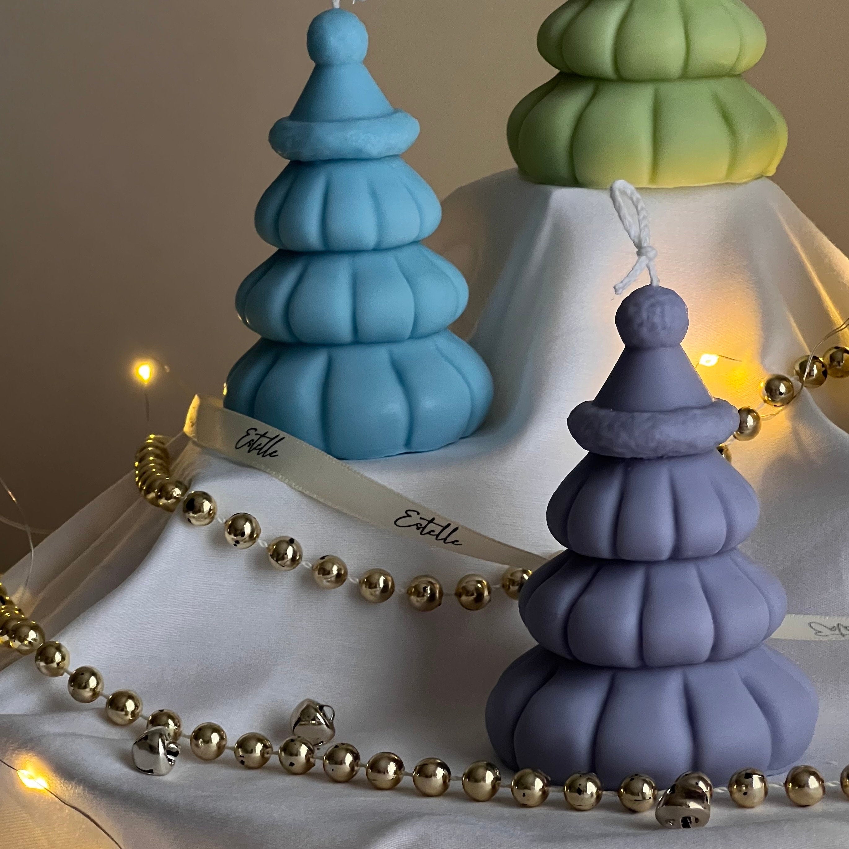 Christmas Tree In Hat Candle