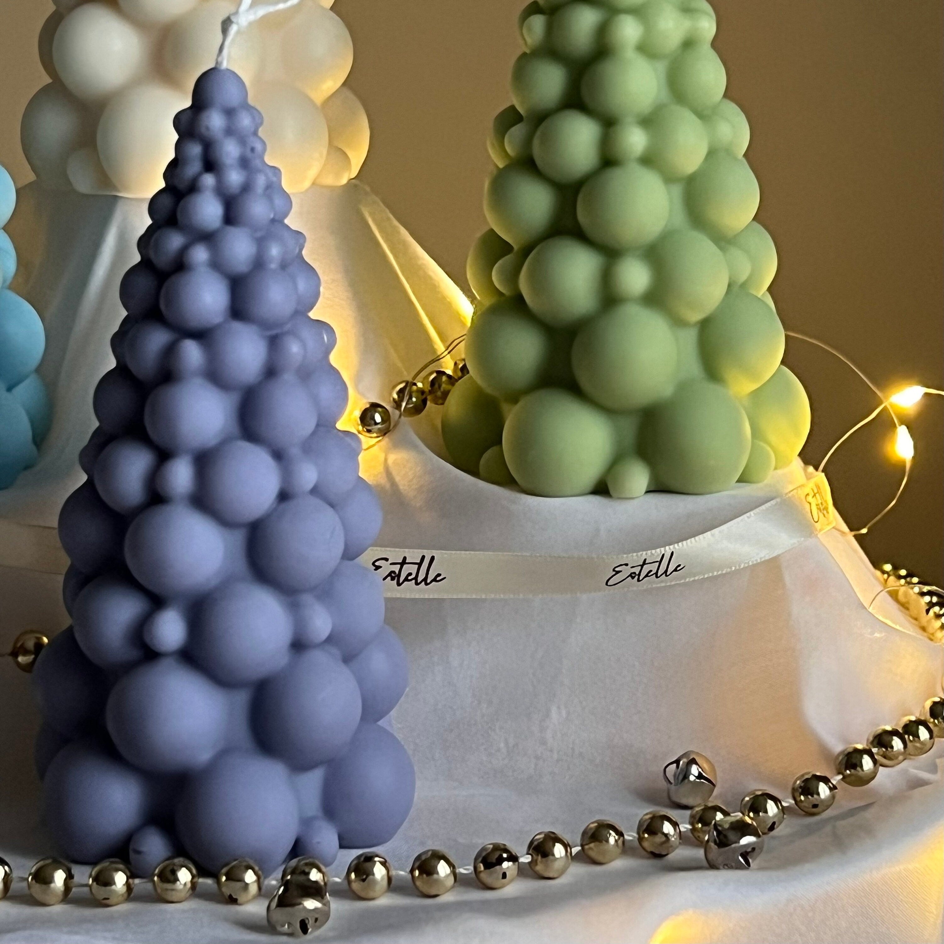 Bubble Christmas Tree Candle