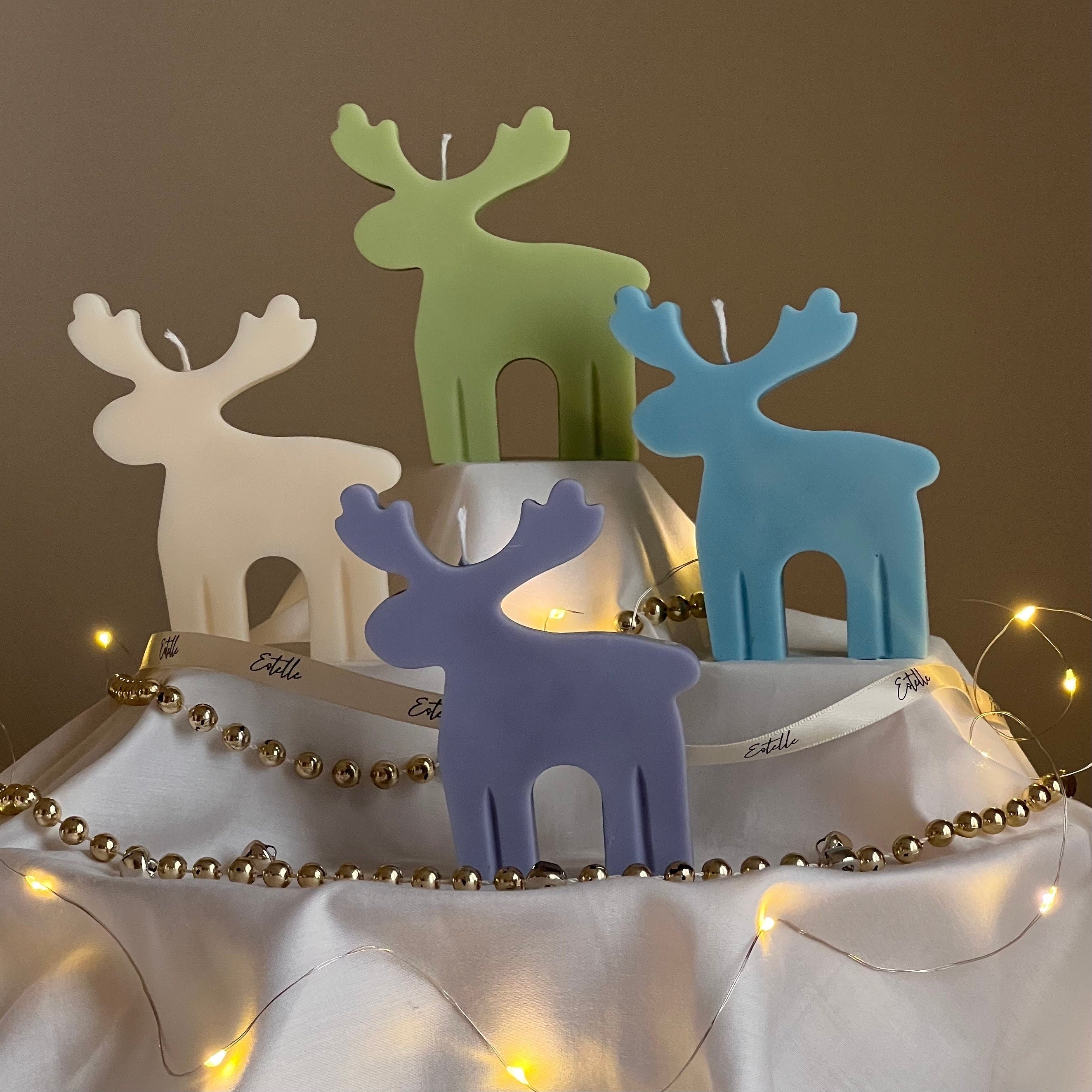 Christmas Reindeer Candle