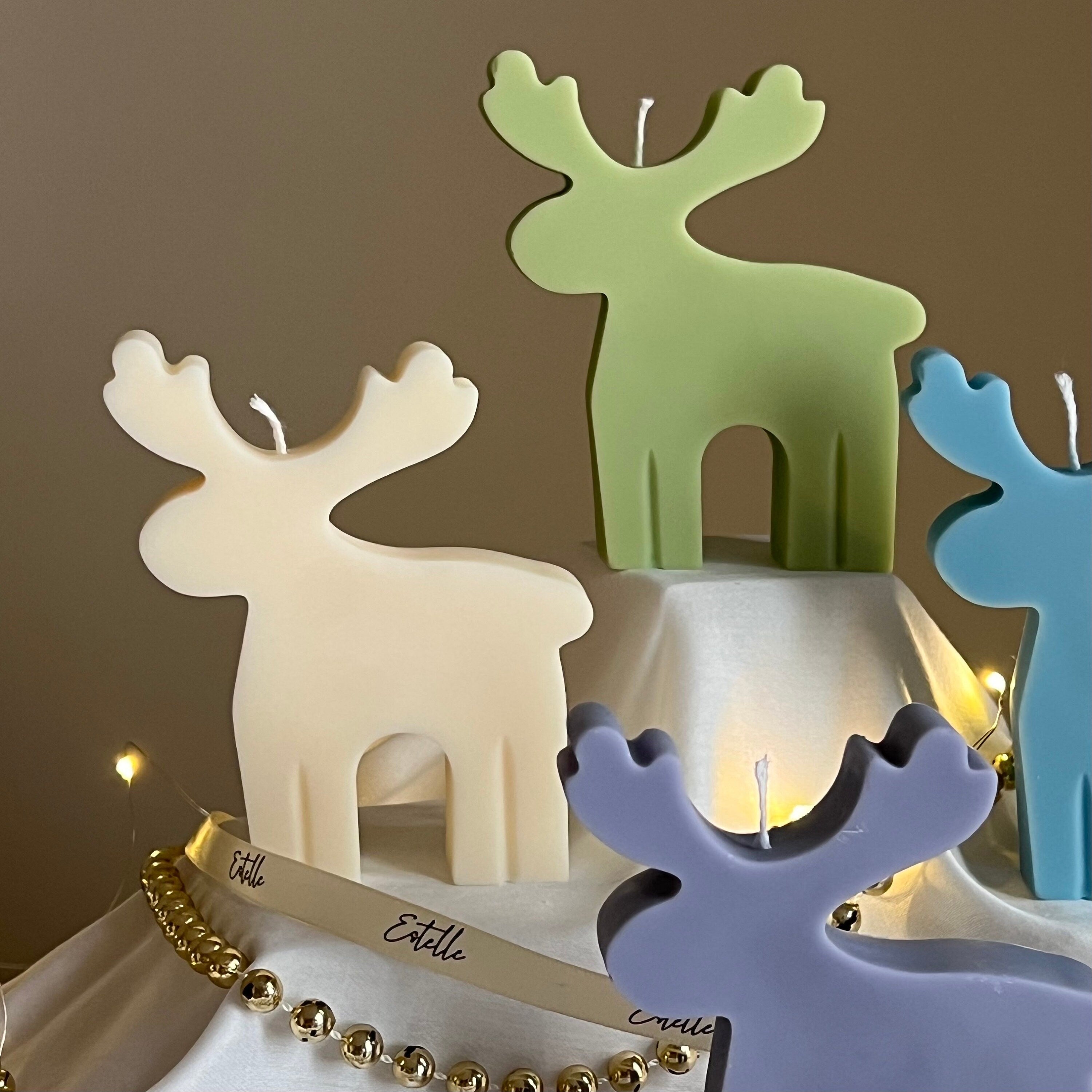 Christmas Reindeer Candle