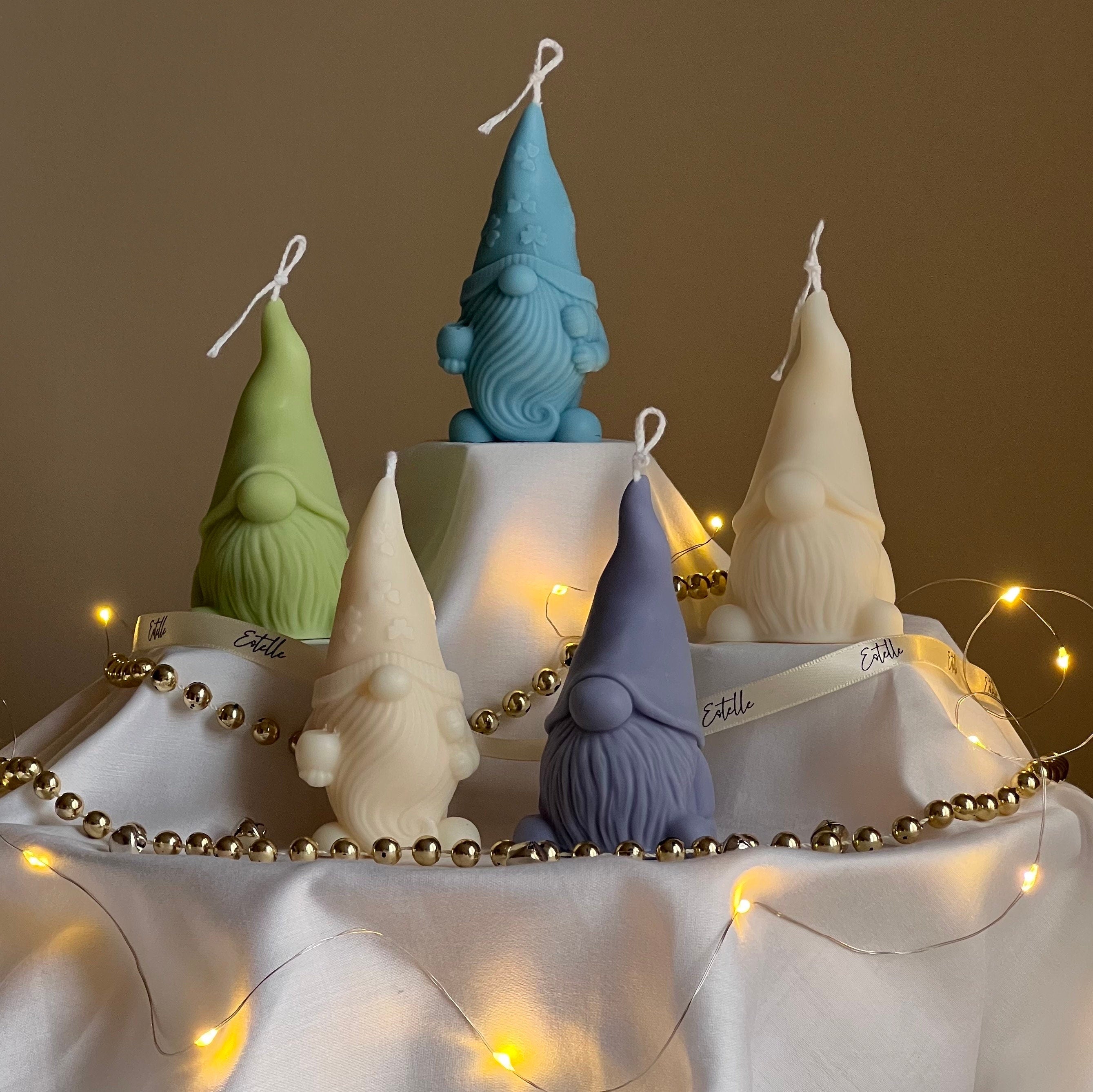 Christmas Gnome Candle